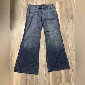 7 For All Mankind Low-Rise Trouser Jeans – Size 28